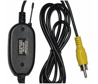 12V bezprzewodowe kolorowe wideo zestaw z nadajnikiem-odbiornikiem do monitora samochodowego tylna kamera samochodowa rewers Backup 2